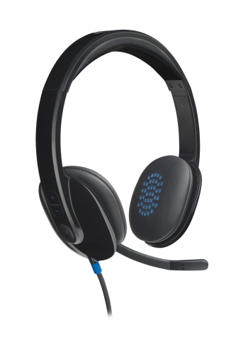 Logitech H540 Wired Headset, USB-A, Black