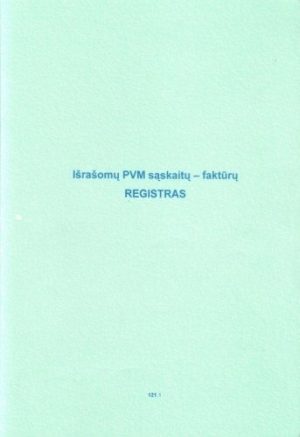 Išrašomų PVM sąskaitų faktūrų registras, A4 (48)  0720-061