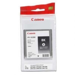 Canon PFI-102BK (0895B001) Ink Cartridge, Black