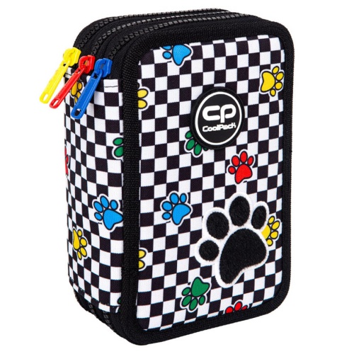 Triple decker pencil case with equipment CoolPack Jumper 3 Catch me