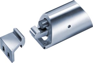 Ecost customer return DORMA Door holder, door lock, with catch hook, stainless steel, 1 piece