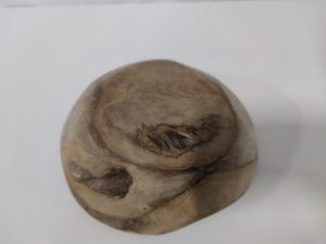 Ecost customer return Ambientehome Advent Wreath Advent Bowl Teak Round Approx. 20  25 cm Root Bowl