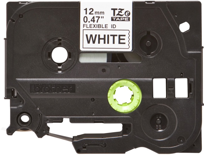 Brother TZe-FX231 Flexible Labelling Tape 12mm 8m, Black on White