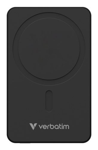 Verbatim 32227 Charge 'n' Go Essentials Magnetic Wireless Power Bank 10000mAh, Black