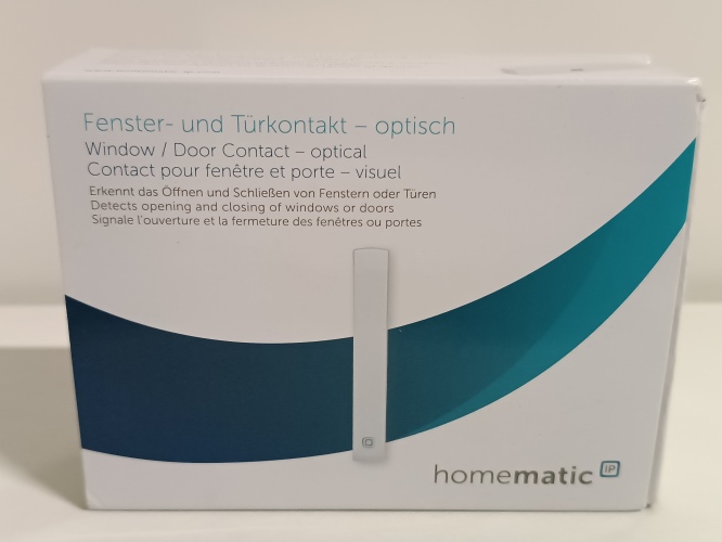 Ecost prekė po grąžinimo Homematic IP Smart Home Fenster- und Türkontakt, optisch, weiße und braune