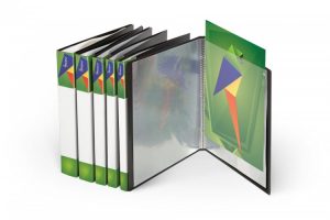Folder with sleeves Forpus (80) A4, Black
