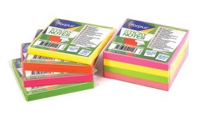 Stiky notes Forpus, Neon, 75x75mm, Yellow (1x80)