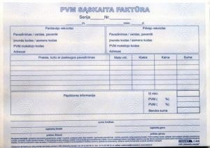 VAT invoice 1+1 SC, A5, 2 × 50 l.
