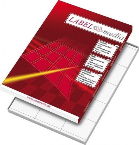 Ddhesive labels LabelMedia, A4, White, 105x148