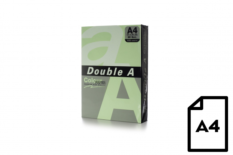 Colour paper Double A, 80g, A4, 500 sheets, Lagoon