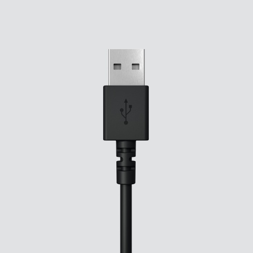 Logitech H390 USB Wired Headset, USB Type-A, Black