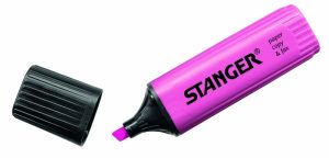 STANGER highlighter, 1-5 mm, pink, Box 10 pcs. ž180004000