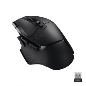 Logitech G502 X LIGHTSPEED Wireless Gaming Mouse, RF Wireless, 25600 DPI, Black
