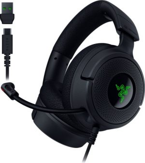 Razer Kraken V4 X Wired Gaming Headset, Black