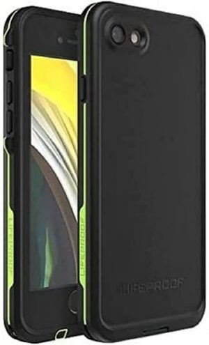 Ecost Customer Return Life Proof 77-56788 FRE Series Case for Apple iPhone 7/8 Black Lime color