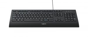 Logitech K280e Wired Keyboard, USB, US, Black