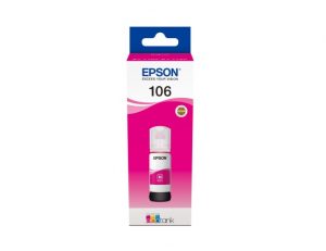 Epson 106 EcoTank (C13T00R340) Ink Refill Bottle, Magenta