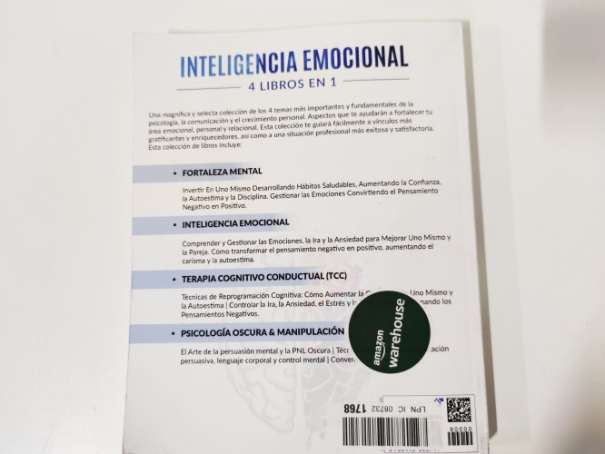 Ecost Customer Return Book Ryan J.D. Goleman EMOTIONAL INTELLIGENCE: 4 books in 1 Controlling and Un
