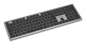 Kensington KB535 EQ Rechargeable Multi-Device Full Size Keyboard RF+BT, US, Space Grey