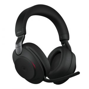 Jabra Evolve2 85 MS Stereo Wired & Wireless Headset, Bluetooth, USB-A, Charging Stand, Black