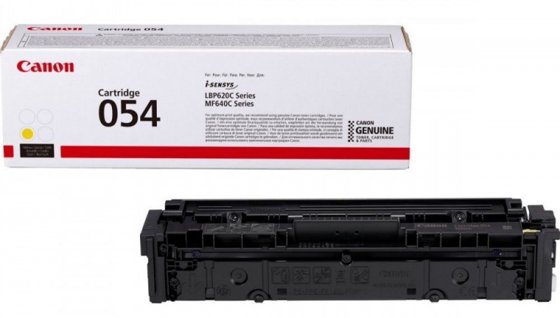 Canon CRG 054 (3021C002) Toner Cartridge, Yellow