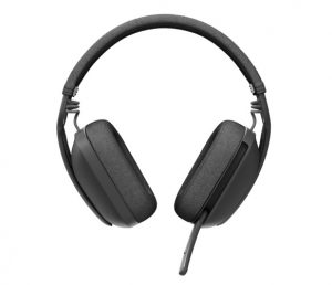 Logitech Zone Vibe Wireless MS Teams Wireless Headphones, USB-C Bluetooth receiver, Graphite