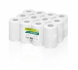 WEPA Centre Feed Rolls for Feed point system RPMB268, 68m 195 sheets, 20x35, Recycled tissue(12pcs)