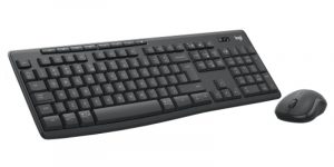 Logitech MK370 Combo for Business Wireless Keyboard + Mouse, RF Wireless+Bluetooth, US Int, Graphite