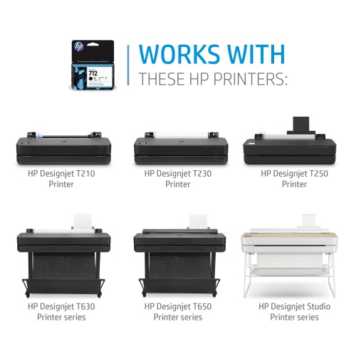 HP 712 3-pack (3ED78A) Ink Cartridge, Magenta