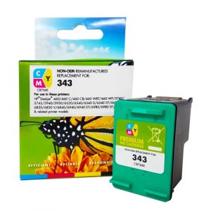 Static Control Ink Cartridge CMY, Compatible with HP 343 Tri-color (C8766EE)