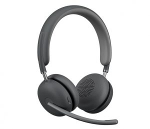 Logitech Zone Wireless 2 UC Wireless Headset, USB-C, USB-C Bluetooth receiver, Graphite