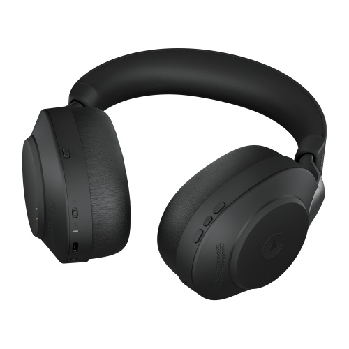 Jabra Evolve2 85 MS Stereo Wired & Wireless Headset, Bluetooth, USB-A, Charging Stand, Black