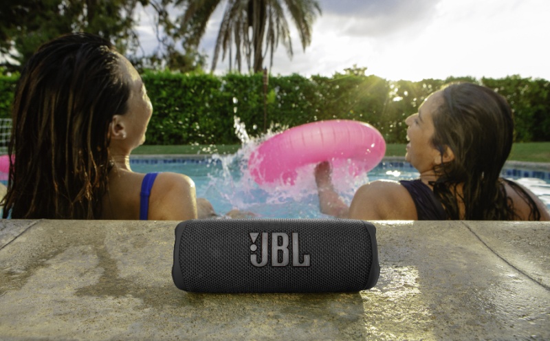 JBL Flip 6 Portable Speaker, Wireless, Bluetooth, Black