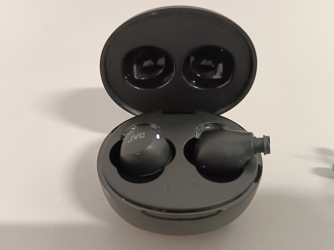 Ecost Customer Return JVC Ecouteurs sans Fil Gumy Mini, Petit, Léger, 3 Modes Sonores, Résistance