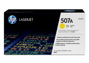 HP 507A (CE402A) Toner Cartridge, Yellow