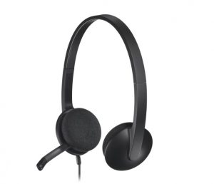 Logitech H340 USB Wired Headset USB-A, Black