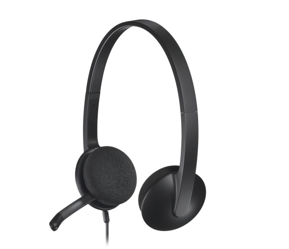 Logitech H340 USB Wired Headset USB-A, Black