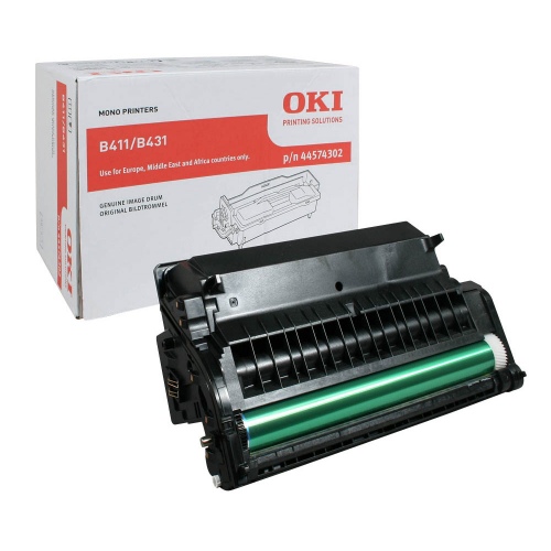 Oki B 411 (44574302) Image Drum, Black