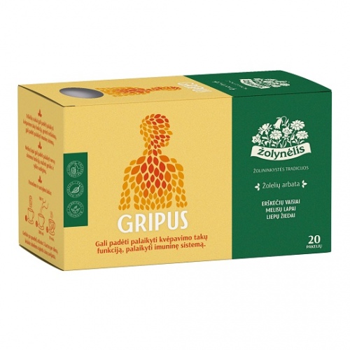 Žolynėlis herbal tea Sušalus , 30g (1,5x 20)