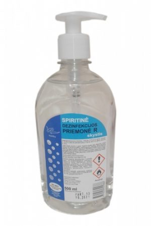 Hand disinfectant, with dispenser, 500 ml