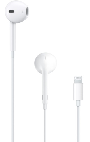Apple EarPods Wired Earphones, Lightning, White