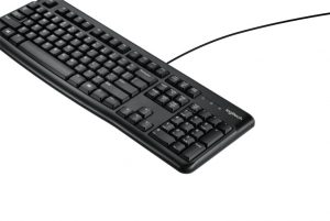 Logitech K120 Wired Keyboard USB-A US Int, Black