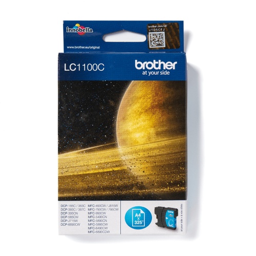 Brother LC-1100C (LC1100C) Ink Cartridge, Cyan