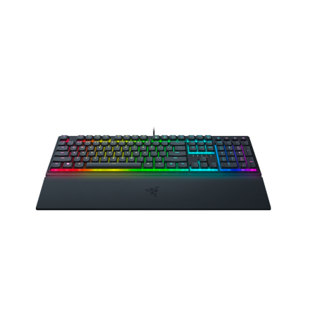 Razer Ornata V3 Wired Gaming keyboard, USB, RGB LED, US, Mecha-membrane switch, Black