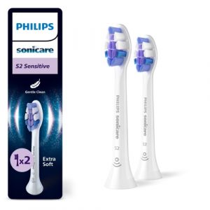 Philips Sonicare S2 Sensitive HX6052/87 Sonic Toothbrush heads, White