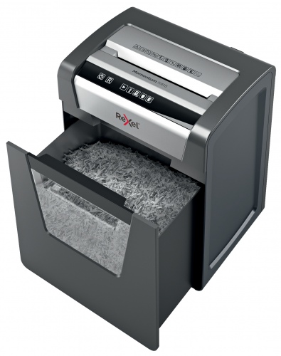 Rexel Momentum X415 Paper Shredder Cross shredding 4x40mm, P4, Grey/Black