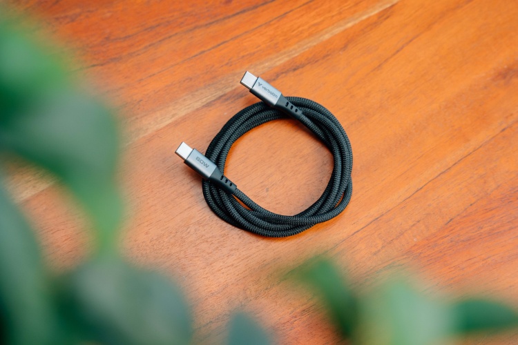 Verbatim 31845 Sync & Charge Cable USB-C to USB-C 60W 480Mbps 120cm, Grey/Black