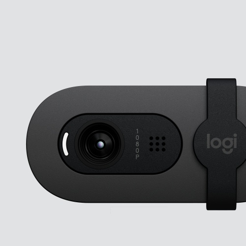 Logitech Brio 105 Business Webcam, 2 MP, FHD 1080p, USB-A, Black