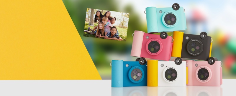 Kodak SMILE+ Instant Print Camera, 2x3'', Fuchsia