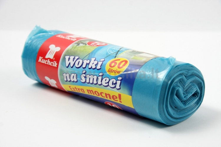 Trash Bags, 60l/10pcs., 28 Mikron
